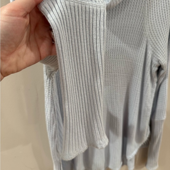 Free People We the Free Kristina long sleeve drippy thermal size M - Picture 6 of 13
